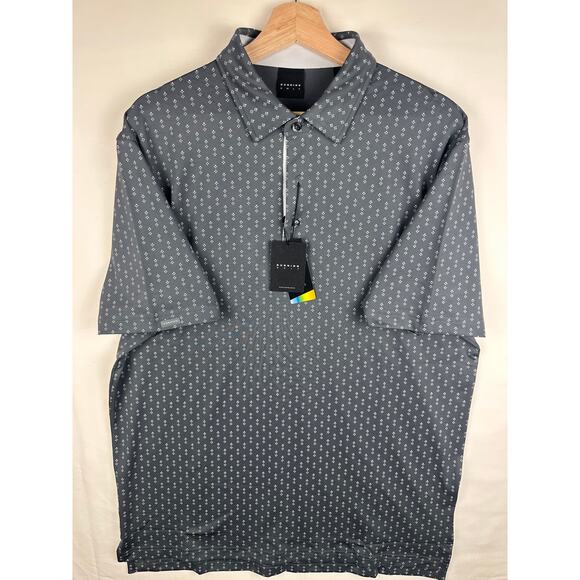 NWT Dunning Men's Size L Polo Golf Shirt Casual Collared Short Sleeve - Picture 7 of 9